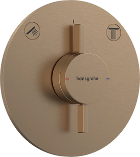 Смеситель для душа Hansgrohe DuoTurn S 75418140 скрытого монтажа брашированная бронза 75418140 фото