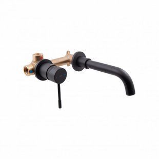 Смеситель для раковины скрытого монтажа Qtap Scorpio QTSCOR3050105B Black Matt QTSCOR3050105B фото