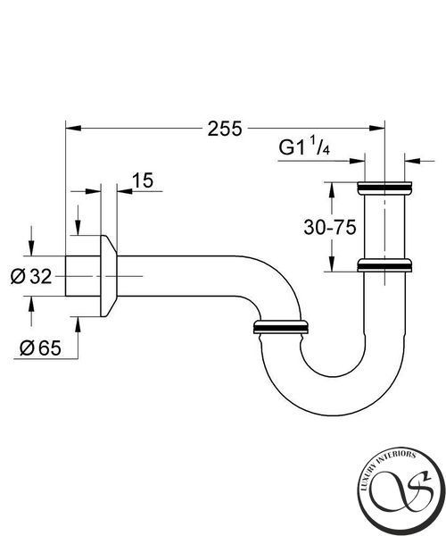 Сифон для умывальника Grohe (28947000) 28947000 фото