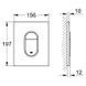Buton de scurgere WC GROHE Arena Cosmopolitan 38844000 38844000 foto 2