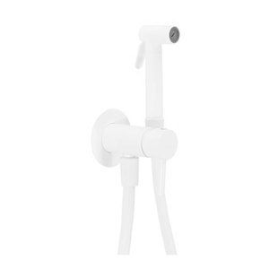 Гигиенический душ со смесителем Paffoni Tweet Round Mix ZDUP110BO белый матовый ZDUP110HGSP фото