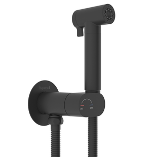 Гигиенический набор IMPRESE KUCERA f03703410AB скрытого монтажа, черный матовый f03703410AB фото