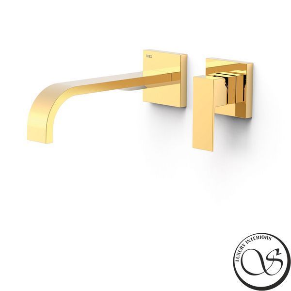 Tres CUADRO Baterie lavoar din perete Gold 24K 00630002OR foto Tres CUADRO Baterie lavoar din perete Gold 24K 00630002OR foto