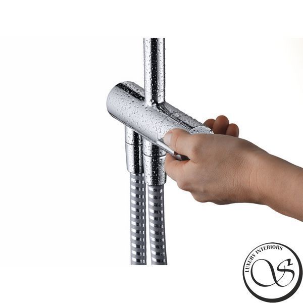 Sistem de duș Hansgrohe Vernis Shape Showerpipe 230 1jet Reno, crom (26282000) 26282000 foto