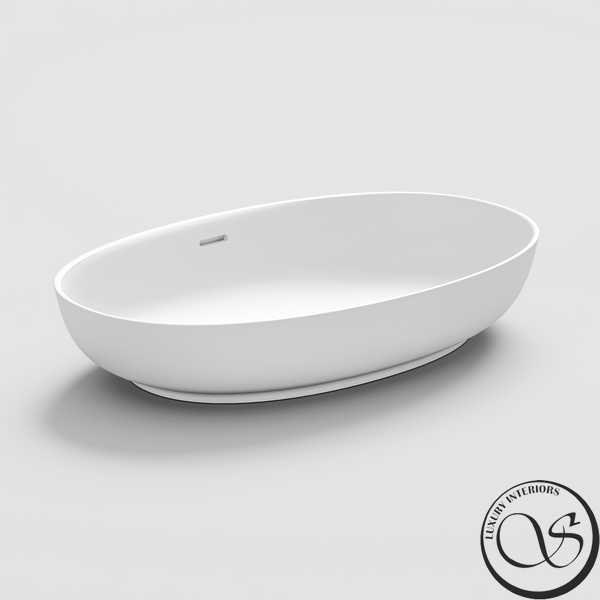 Lavoar VOLLE 1340.005100, 65*40*15.2 cm, suspendat, piatră, Solid surface 1340.005100 foto