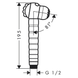 Детский ручной душ Hansgrohe 28788570 Jocolino crocodile 2jet 28788570 фото 2