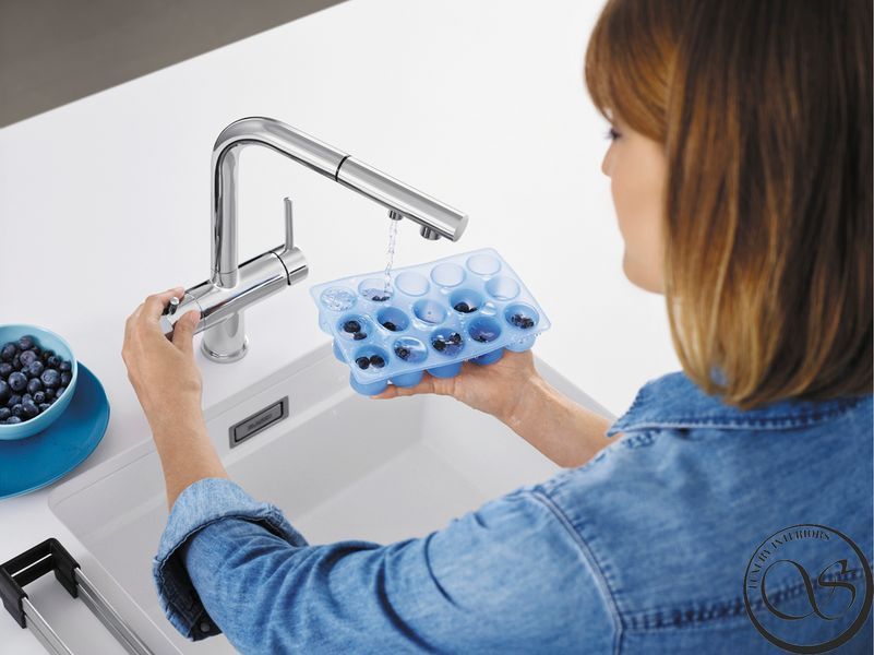 Смеситель для кухни Blanco Fontas-S II Silgranit 526672 черный матовый с краном для питьевой воды 526672 фото