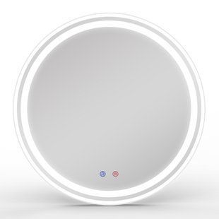 Oglindă rotundă VOLLE 60*60 cm cu iluminare din spate și &icirc;ncălzire 16-21-600 foto