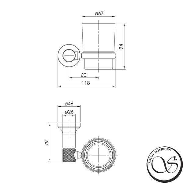 Paharul de baie Imprese BRENTA ZMK071901230 crom ZMK071901230 foto