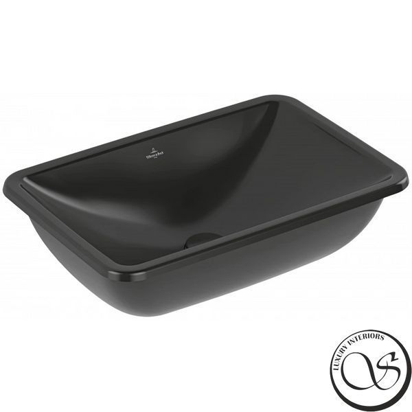 Умывальник Villeroy & Boch Loop & friends 540 x 540 мм 4A5700R7 черный 4A5700R7 фото