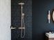 Hansgrohe Raindance S 240 Showerpipe PowderRain 1jet sistem de duș cu termostat, bronz periat (27633140) 27633140 foto 2