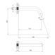 Imprese BRENTA ZMK091908300 Pipă de baie cromată grafit ZMK091908300 foto 2