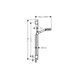 Set de duș Hansgrohe Vernis Blend Vario S Puro, 65 cm, negru mat (26422670) 26422670 foto 2