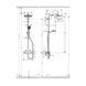 Душевая система Hansgrohe Crometta Е 240 1jet Showerpipe 27271000 27271000 фото 2