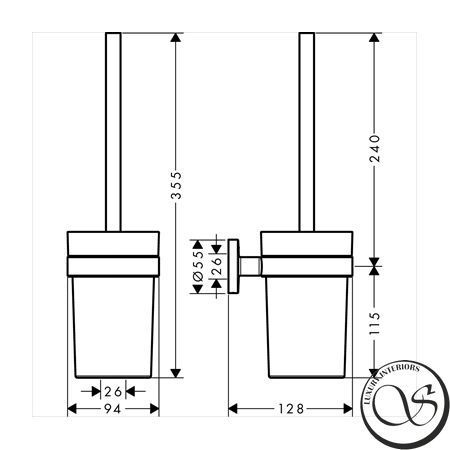 Set de accesorii HANSGROHE LOGIS 41723111 foto