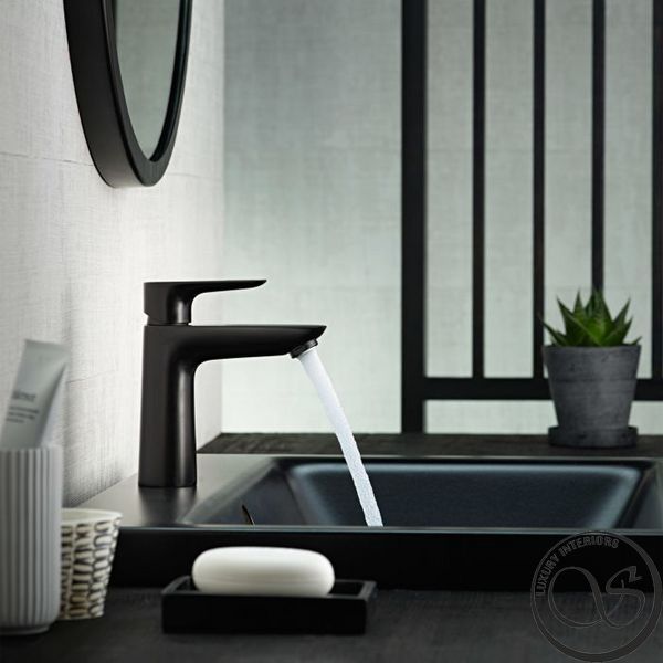 Смеситель для раковины 110 Hansgrohe Talis E 71710670&nbsp;черный 71710670 фото