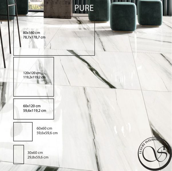 Плитка Ricchetti Cisa Pure Supreme Grey 60x120 см 0163129 163129 фото