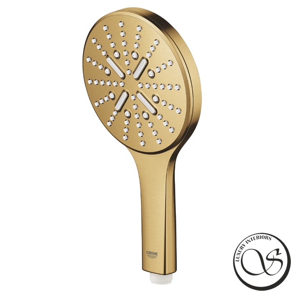 Duș de m&acirc;nă GROHE Rainshower SmartActive 130, 3 moduri, Cool Dawn Matte (26574GN0) 26574GN0 foto