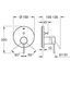 Baterie duș Grohe Essence 24167KF1 &icirc;ncastrată Phantom Black 2 cai 24167KF1 foto 2