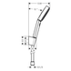 Душевой набор Hansgrohe 24303700 Pulsify Select с душевым шлангом 160 см 24303700 фото 2