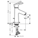 Смеситель для умывальника Hansgrohe Talis S 72020000 со средним изливом 72020000 фото 2