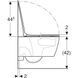 WC suspendat Geberit Smyle Square 503.171.00.1 TurboFlush cu capac Softclose și QuickRelease (Sandwich) 503.171.00.1 foto 2