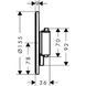 Термостат скрытого монтажа Hansgrohe Ecostat Comfort S 2 function 33715340 черный матовый хром 33715340 фото 2