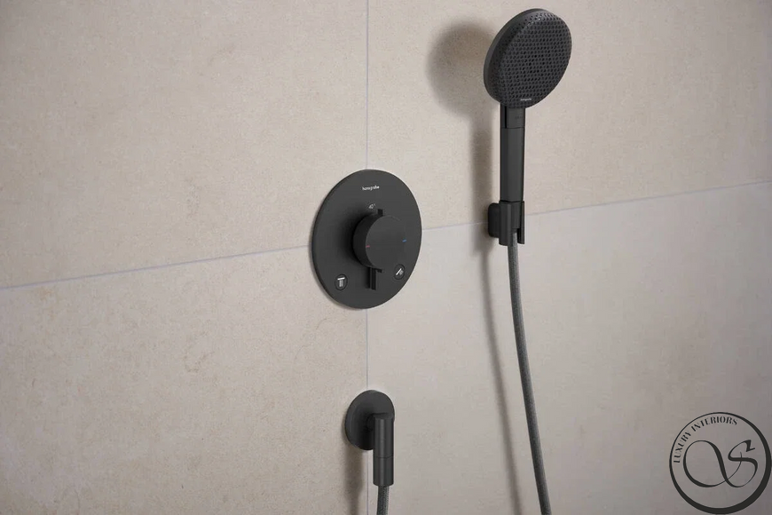 Термостат скрытого монтажа Hansgrohe Ecostat Comfort S 2 function 33715340 черный матовый хром 33715340 фото