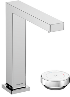 Смеситель 150 hansgrohe Tecturis E CoolStart для раковины с сливным гарнитуром, хром 73053000 73053000 фото