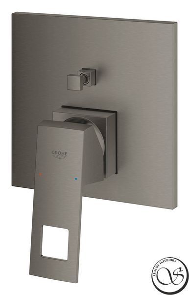 Смеситель для душа Grohe Eurocube 24062AL0 встраиваемый 2 режима Brushed Hard Graphite 24062AL0 фото