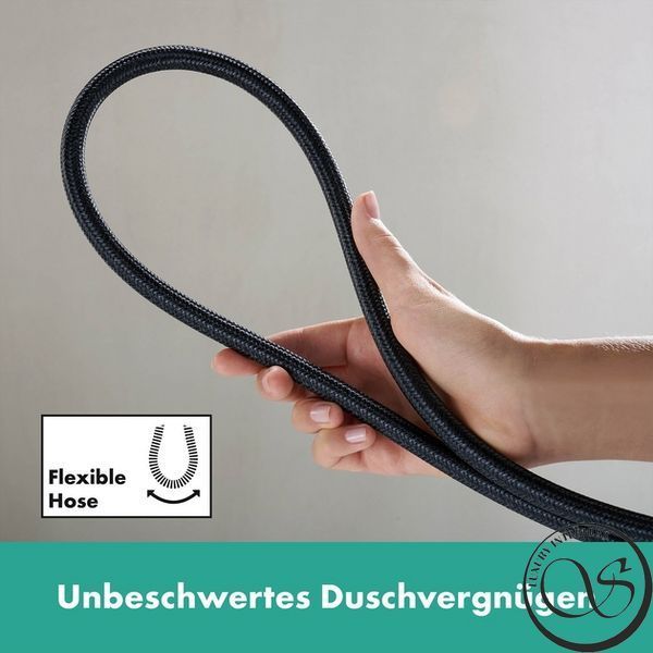 Душевой набор Hansgrohe Rainfinity 130 3Jet Puro S 90 см, Matt Black (28743670) 28743670 фото