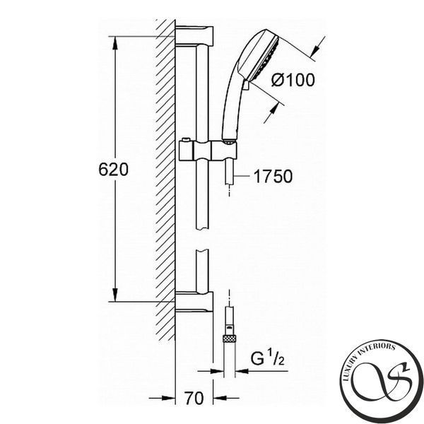 Душевой гарнитур GROHE New Tempesta 27929002 Cosmopolitan 100 27929002 фото