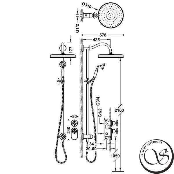 Set termostat dus TRES-CLASIC 24235203AC foto