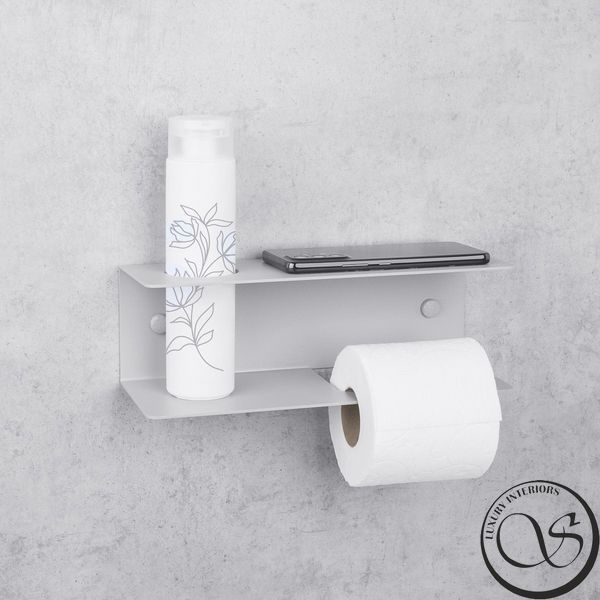 Suport pentru h&acirc;rtie igienică cu raft DASKE LINE PH/L-0256WL PH/L-0256WL foto