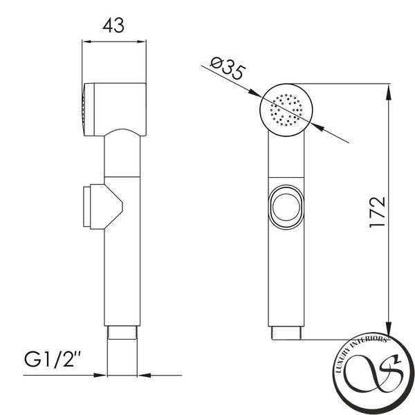 Kit de igienă cromat Imprese B7001 B7001 foto