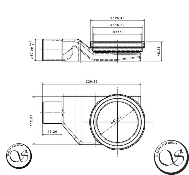 Трап для душа (линейный трап) Pestan CONFLUO PRIMO COMPACT LINE 650 13702510 13702510 фото