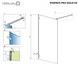 Paravan de dus RADAWAY 10103090-92-01 ESSENZA PRO BRUSHED GUNMETAL 90 cm 10103090-92-01 foto 2