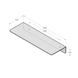 Raft de duș plutitor DASKE ELEGANCE SH/E-0454W SH/E-0454W foto 3