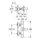 Термостат для ванны 34766000 GROHE GROTHERM 800 Cosmopolitan хром 34766000 фото 2