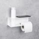 Suport pentru h&acirc;rtie igienică cu raft DASKE LINE PH/L-0256WL PH/L-0256WL foto 1
