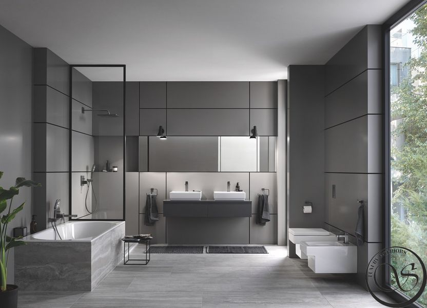 Смеситель для душа Grohe Eurocube 24062AL0 встраиваемый 2 режима Brushed Hard Graphite 24062AL0 фото