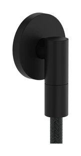 Шланговое подсоединение Hansgrohe FixFit Fine S 28882670 с обратным клапаном, черный матовый 28882670 фото