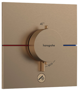 Термостат скрытого монтажа Hansgrohe ShowerSelect Comfort E HighFlow на 1 функцию, Brushed Bronze (15575140) 15575140 фото