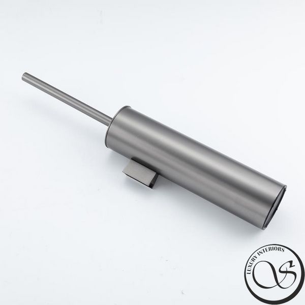Perie de toaletă Gappo G903-9 din satin montată pe perete G903-9 foto