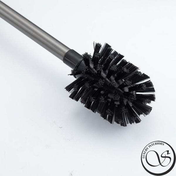 Perie de toaletă Gappo G903-9 din satin montată pe perete G903-9 foto
