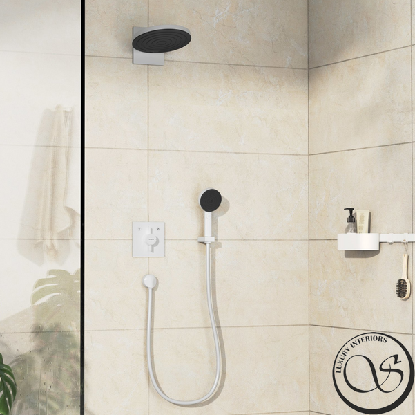 Hansgrohe DuoTurn Q Baterie ascunsă cu 2 funcții, alb mat (75414700) 75414700 foto