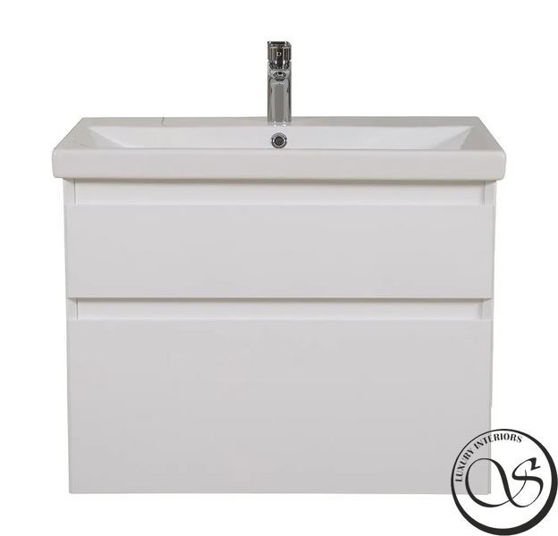 Dulap de baie suspendat AQUARODOS ELITE 100 cu lavoar, 630x1000x450 cm, alb ELITE 100 foto