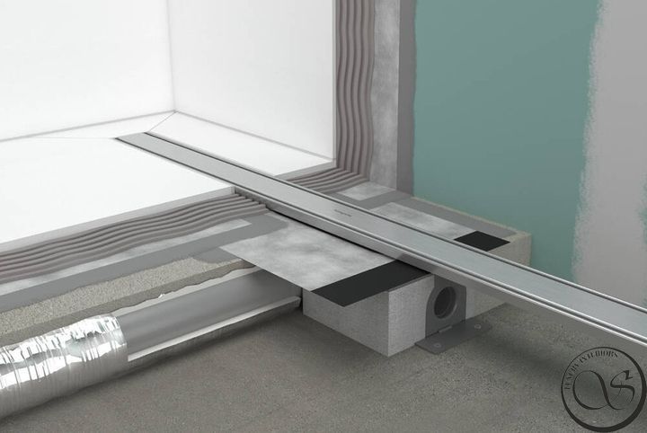 Душевой трап Hansgrohe, Верхняя часть RainDrain Original 90см, Brushed Stainless Steel (56199800) 56199800 фото