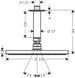 Duș suspendat Hansgrohe Raindance S 240 1jet, crom (27620000) 27620000 foto 3