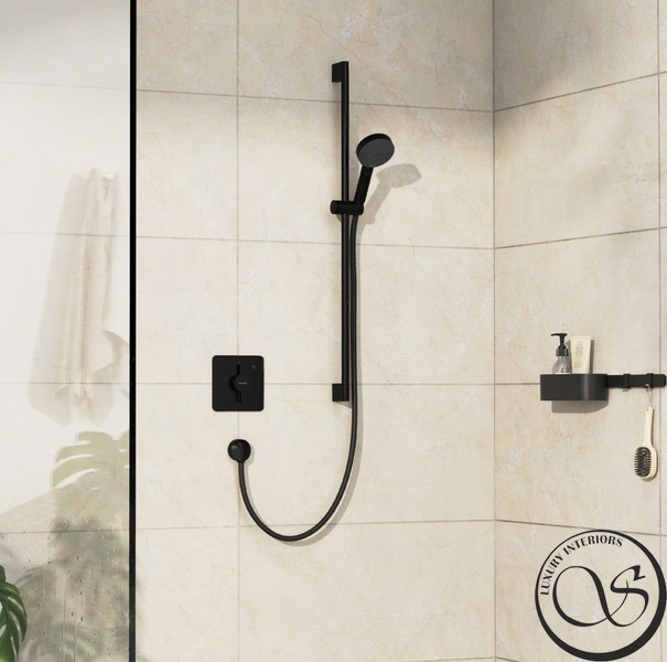 Смеситель скрытого монтажа Hansgrohe DuoTurn Q на 1 функцию, Matt Black (75614670) 75614670 фото